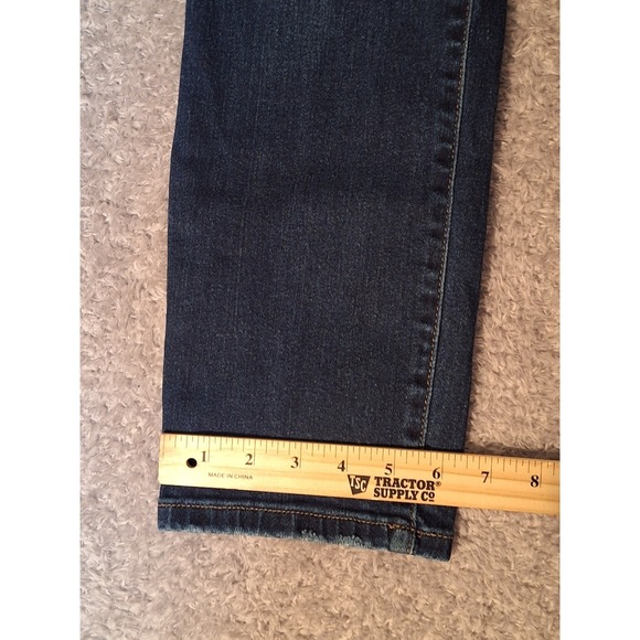 Kut from the Kloth Womens Dark Wash, Whiskered Straight Leg Jeans Size 4 - Picture 9 of 13